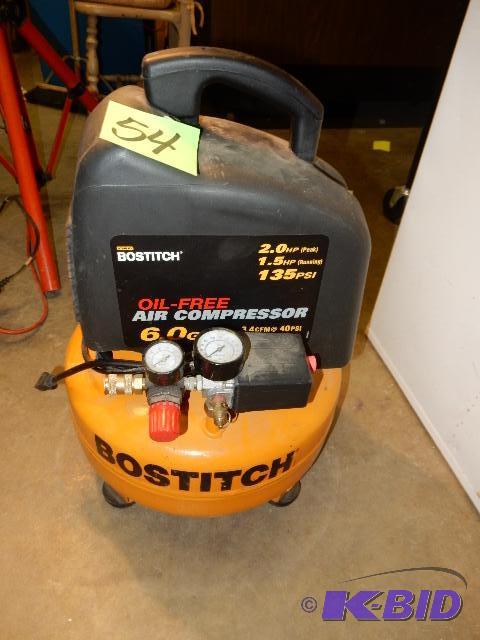 lot 54 image: Bostitch Air Compressor