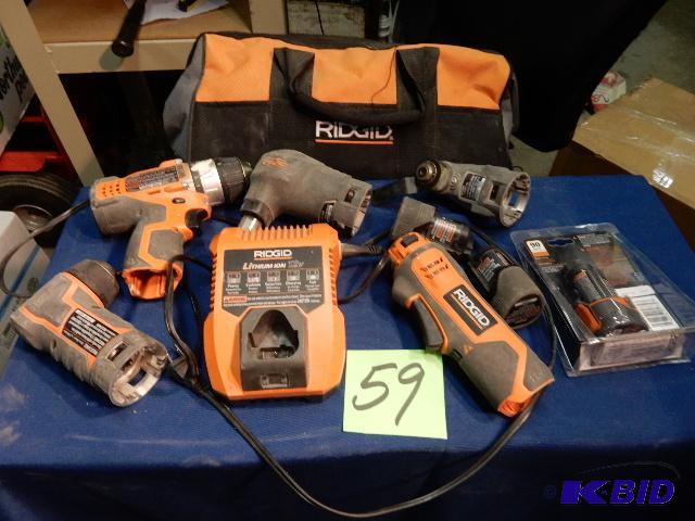 lot 59 image: Ridgid Multi function set