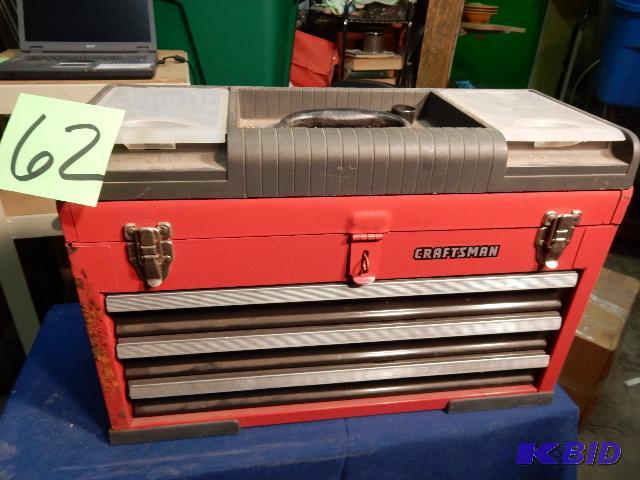 lot 62 image: CRAFTSMAN TOOL BOX