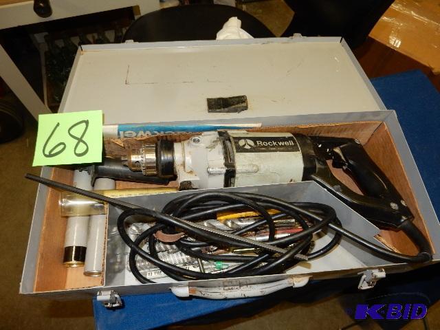 lot 68 image: Rockwell, Model 614 Hammer Drill