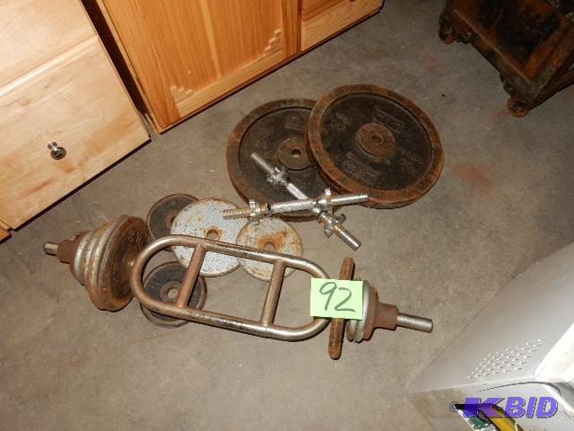 lot 92 image: Weight Equipment