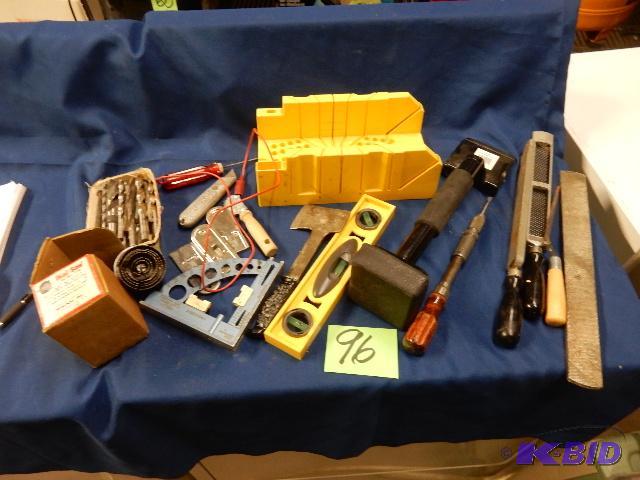 lot 96 image: Misc Tools as pictured