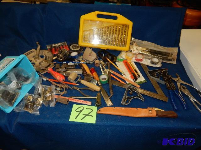 lot 97 image: Misc. Tools as pictured