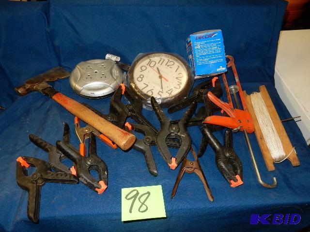 lot 98 image: Misc. Tools as pictured