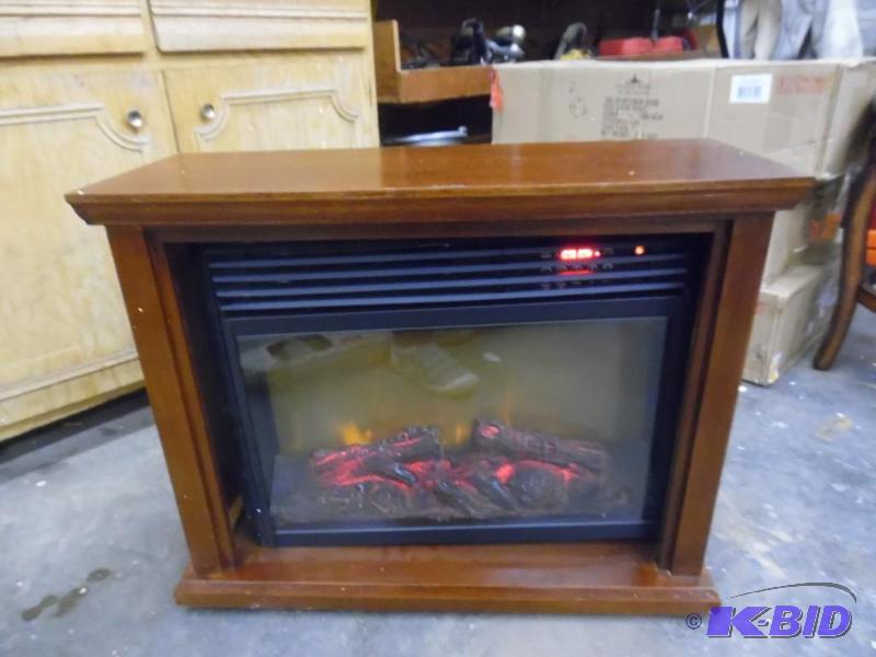 Infrared Fireplace With Mantel