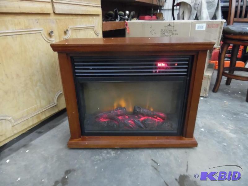 Infrared Fireplace With Mantel