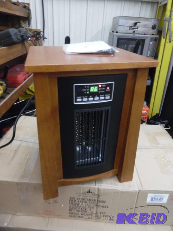 Infrared Space Heater Side Table