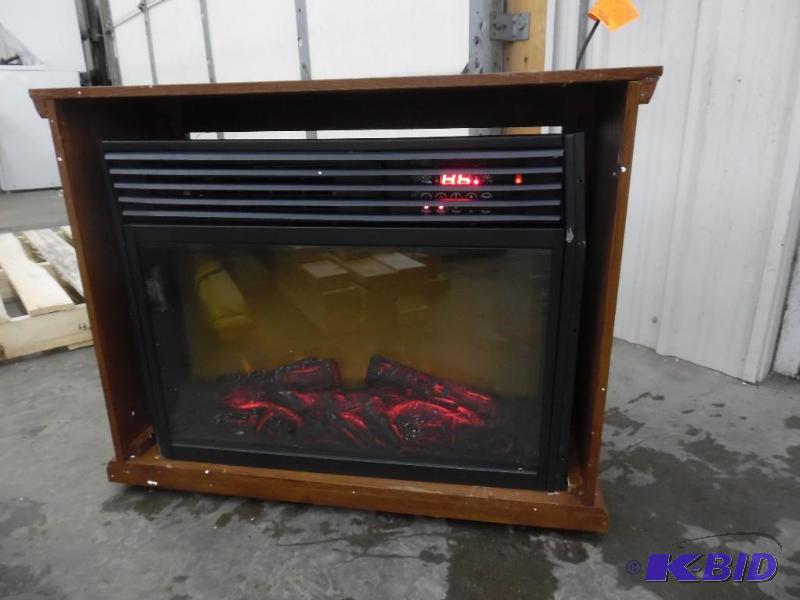Infrared Fireplace With Mantel