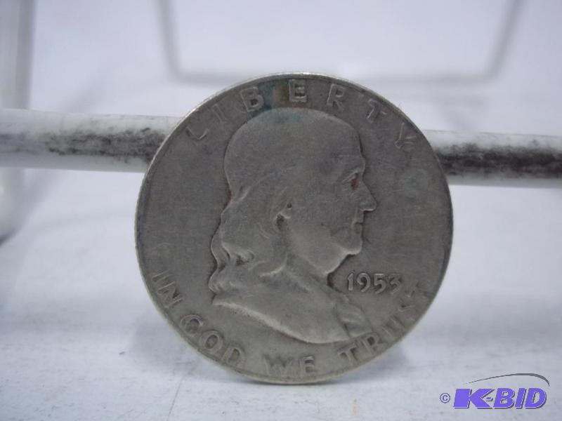 1953 Ben Franklin Half Dollar...