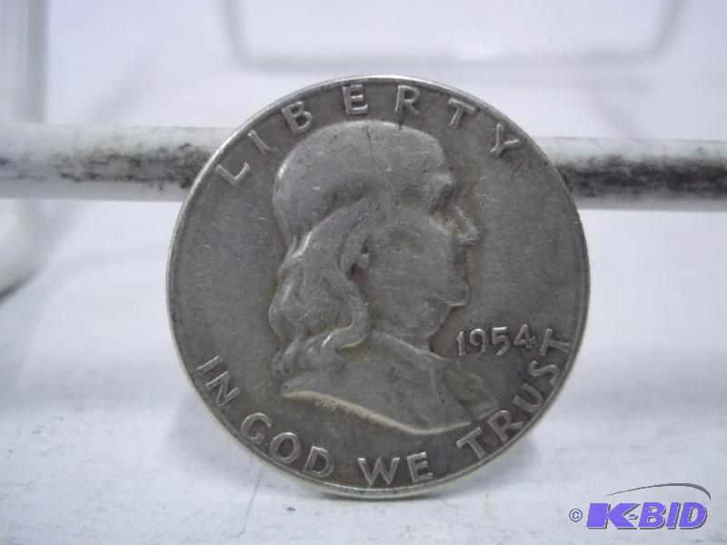 1954 Ben Franklin Half Dollar...