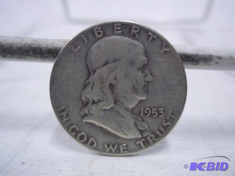 1953 Ben Franklin Half Dollar...