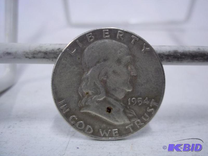 1954 Ben Franklin Half Dollar...