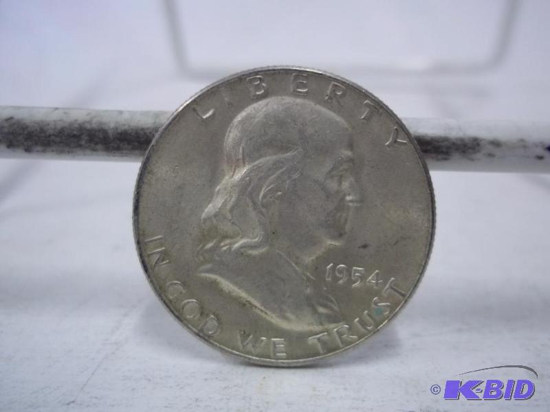 1954 Ben Franklin Half Dollar...