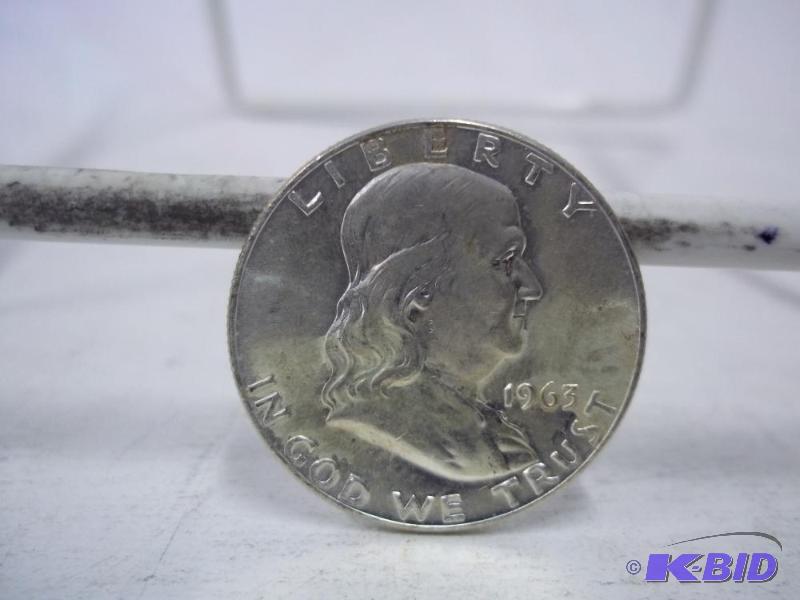 1963 Ben Franklin Half Dollar...