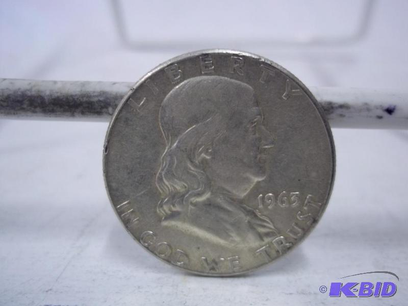 1963 Ben Franklin Half Dollar...