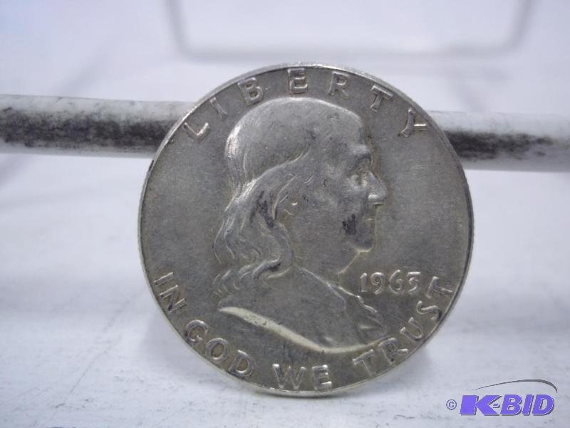 1963 Ben Franklin Half Dollar...