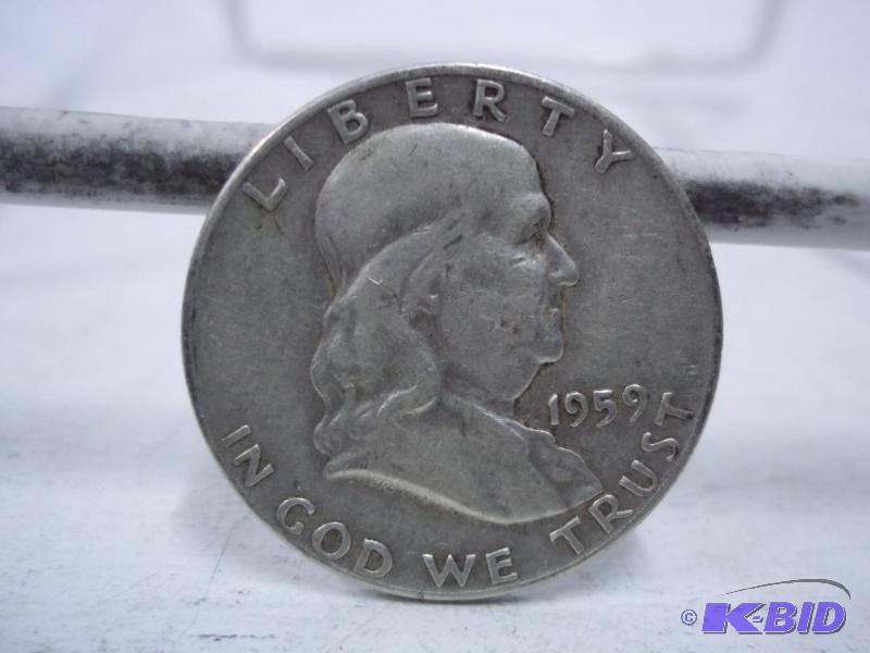 1959 Ben Franklin Half Dollar...