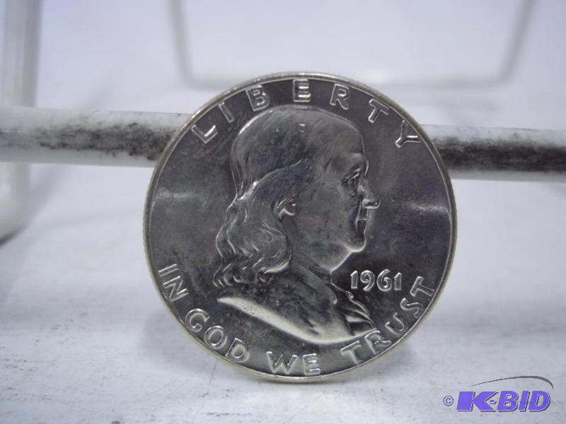 1961 Ben Franklin Half Dollar...