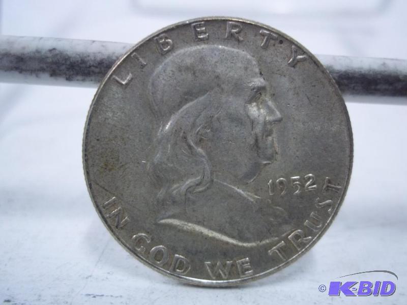 1952 Ben Franklin Half Dollar...