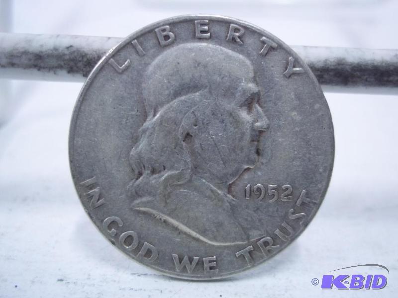 1952 Ben Franklin Half Dollar...
