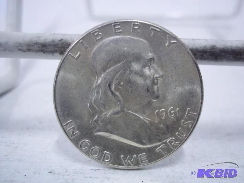 1961 Ben Franklin Half Dollar...