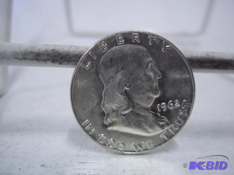 1962 Ben Franklin Half Dollar...