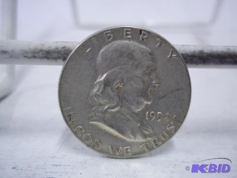 1954 Ben Franklin Half Dollar...