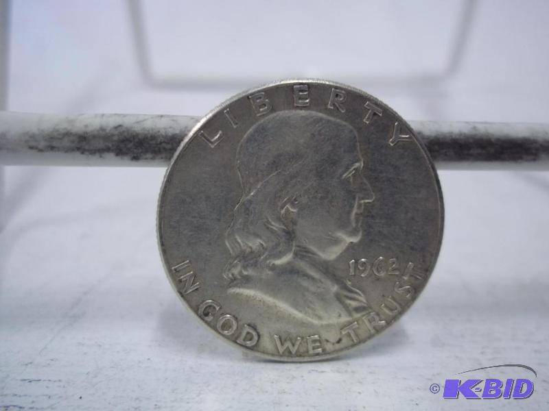 1962 Ben Franklin Half Dollar...