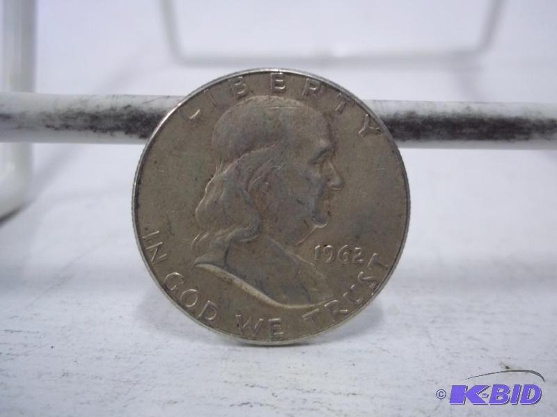 1962 Ben Franklin Half Dollar...