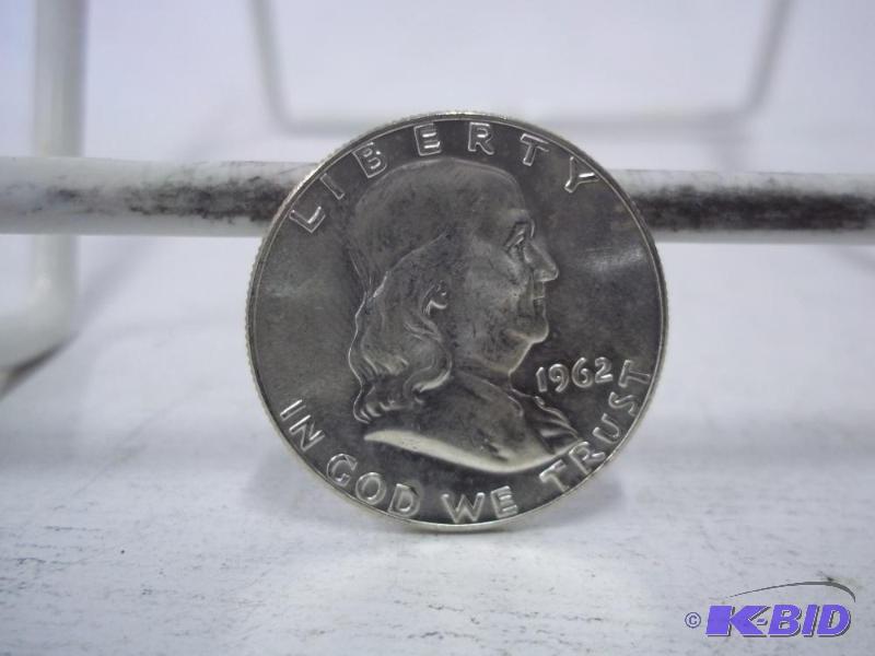 1962 Ben Franklin Half Dollar...