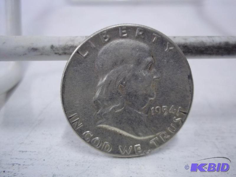 1954 Ben Franklin Half Dollar...