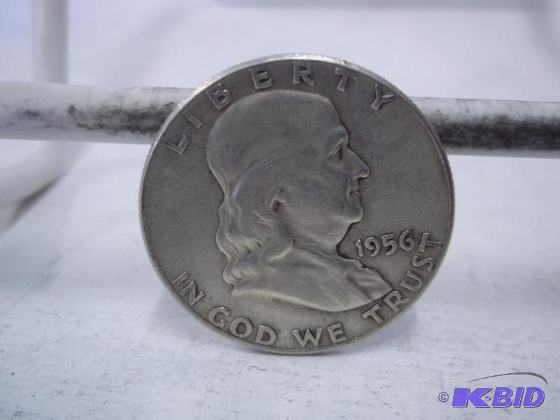 1956 Ben Franklin Half Dollar...