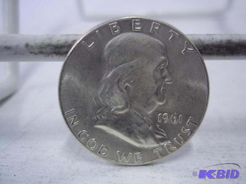 1961 Ben Franklin Half Dollar...