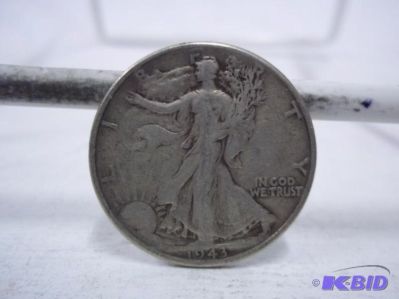 1943 Walking Liberty Half Dollar...