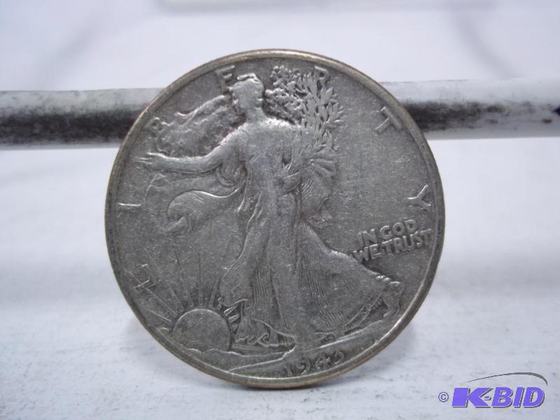 1943 Walking Liberty Half Dollar...
