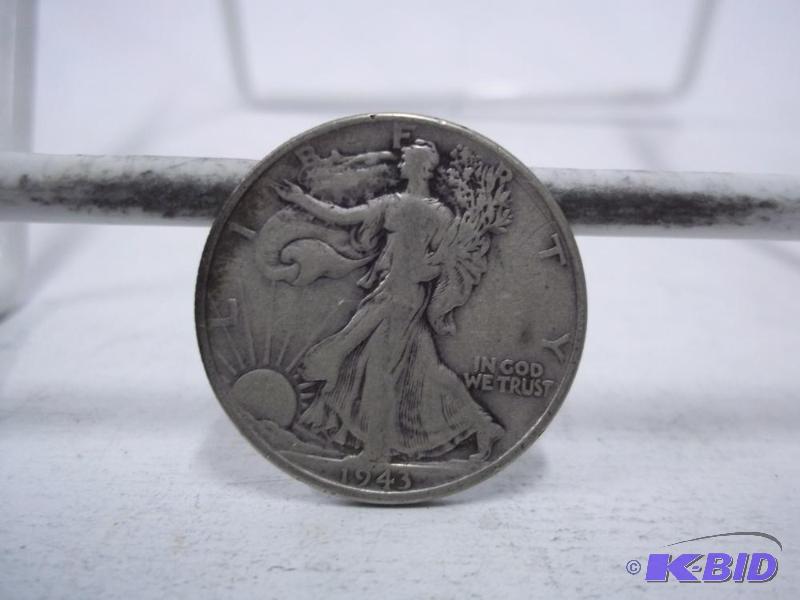 1943 Walking Liberty Half Dollar...