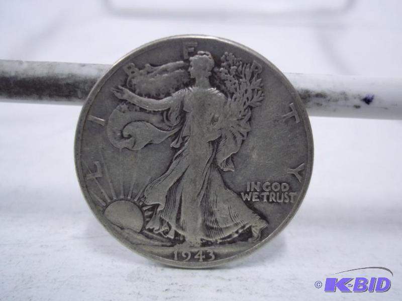 1943 Walking Liberty Half Dollar...