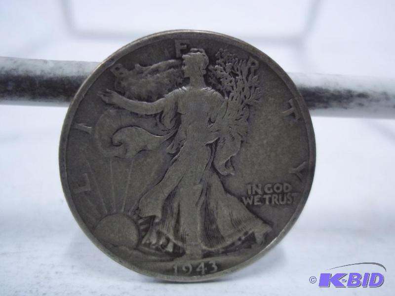 1943 Walking Liberty Half Dollar...