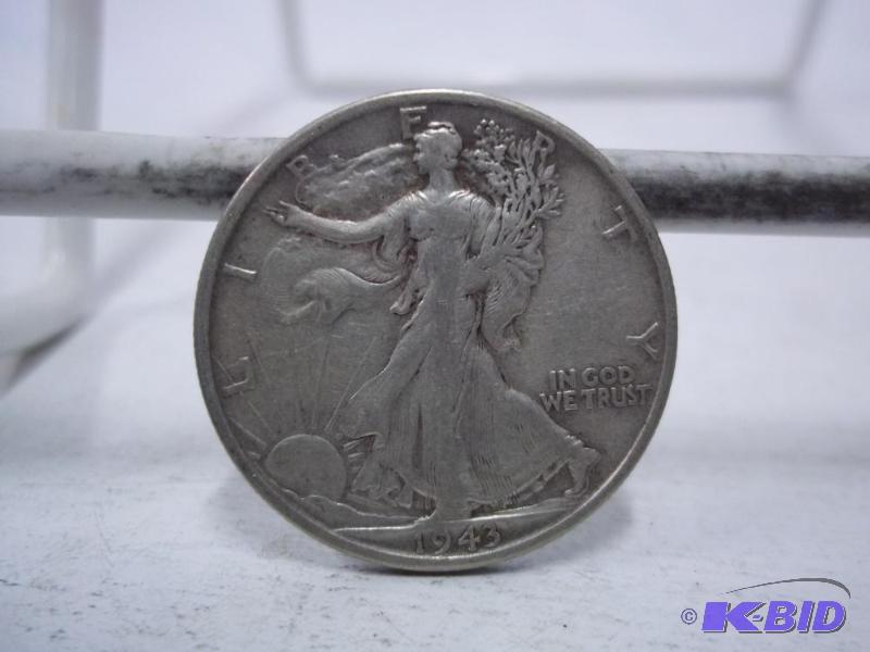 1943 Walking Liberty Half Dollar...