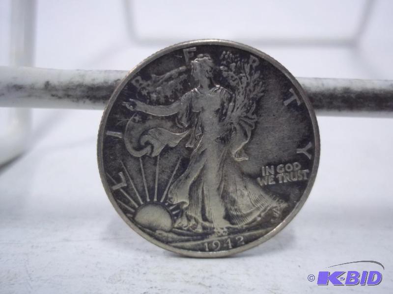 1942 Walking Liberty Half Dollar...