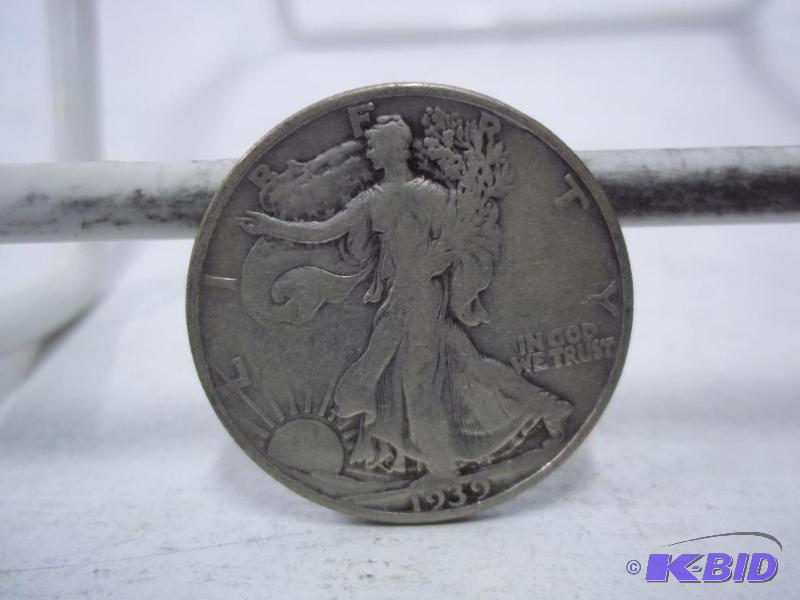 1939 Walking Liberty Half Dollar...