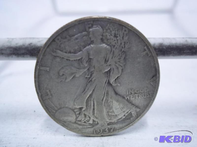 1937 Walking Liberty Half Dollar...