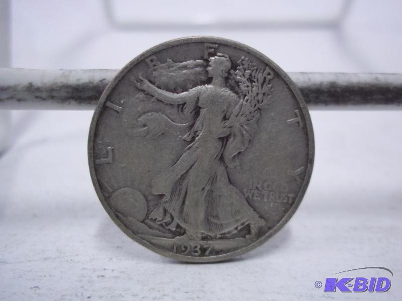 1937 Walking Liberty Half Dollar...