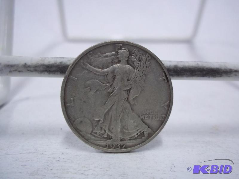 1937 Walking Liberty Half Dollar...