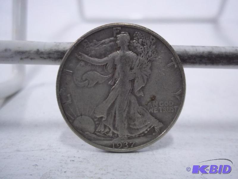 1937 Walking Liberty Half Dollar...