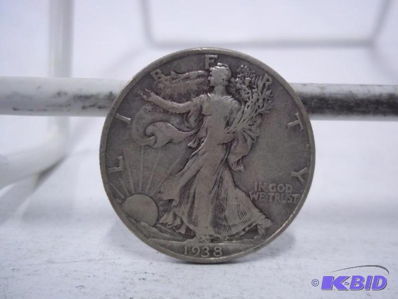 1938 Walking Liberty Half Dollar...