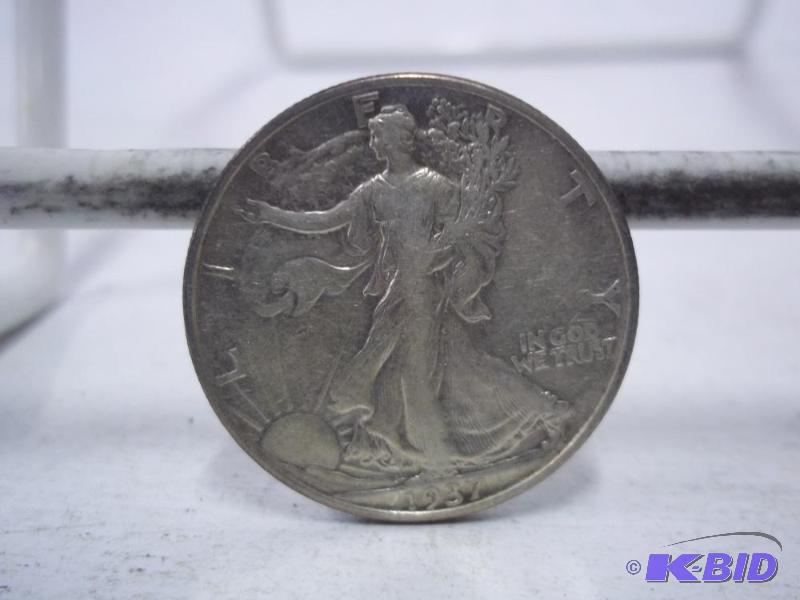 1937 Walking Liberty Half Dollar...