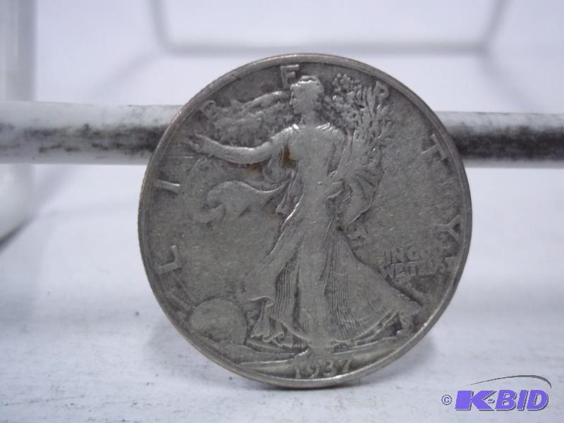 1937 Walking Liberty Half Dollar...