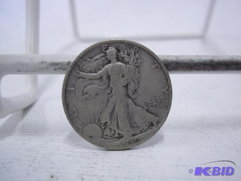 1939 Walking Liberty Half Dollar...