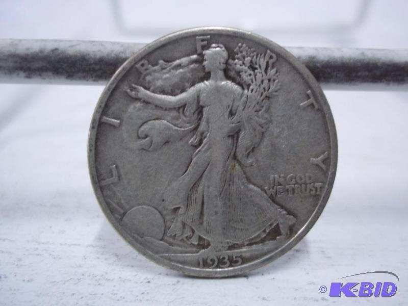 1935 Walking Liberty Half Dollar...